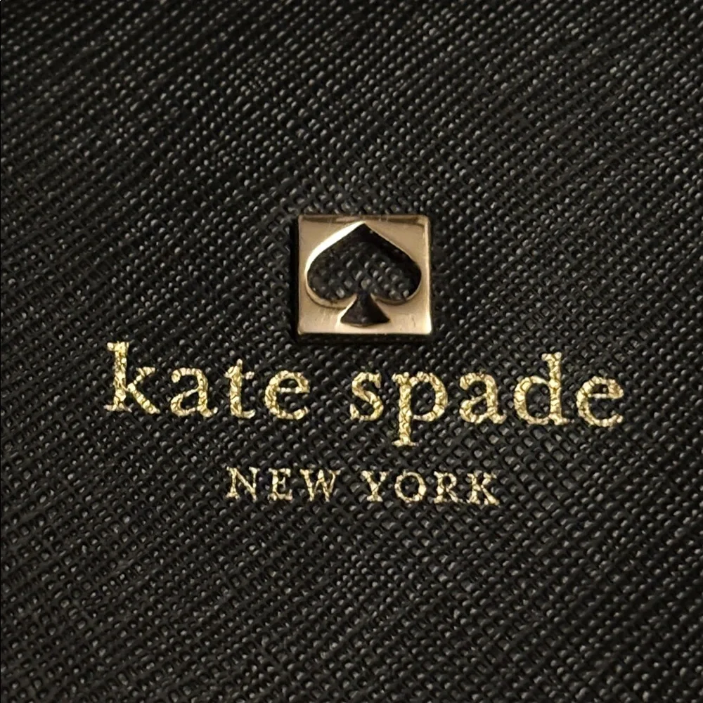 Kate Spade 2015 Black Leather Cove Street Airel Shoulder Bag